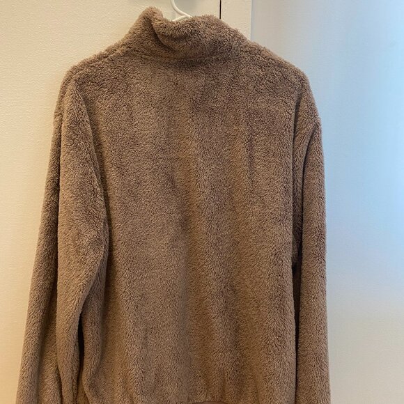 UGG Women's Fleece Mock Neck Pullover Sweatshirt Size Large - Picture 2 of 2